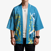 Saint Lucia Kings Cricket Custom Kimono 2025 2nd Champions Back To Back - Wonder Print Shop