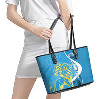 Saint Lucia Kings Cricket Custom Leather Tote Bag 2025 2nd Champions Back To Back - Wonder Print Shop