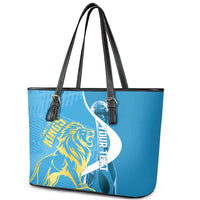 Saint Lucia Kings Cricket Custom Leather Tote Bag 2025 2nd Champions Back To Back - Wonder Print Shop