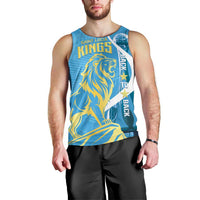 Saint Lucia Kings Cricket Custom Men Tank Top 2025 2nd Champions Back To Back - Wonder Print Shop