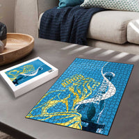 Saint Lucia Kings Cricket Custom Puzzle 2025 2nd Champions Back To Back - Wonder Print Shop