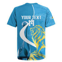 Saint Lucia Kings Cricket Custom Rugby Jersey 2025 2nd Champions Back To Back - Wonder Print Shop