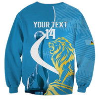 Saint Lucia Kings Cricket Custom Sweatshirt 2025 2nd Champions Back To Back - Wonder Print Shop