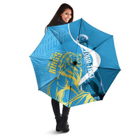 Saint Lucia Kings Cricket Custom Umbrella 2025 2nd Champions Back To Back - Wonder Print Shop