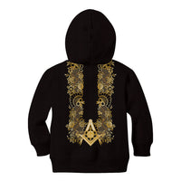 Personalised Filipino Freemasonry Kid Hoodie Masonic Barong Tagalog Inspired Ivory White