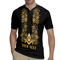 Personalised Filipino Freemasonry Rugby Jersey Masonic Barong Tagalog Inspired Ivory White