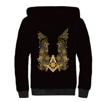 Personalised Filipino Freemasonry Sherpa Hoodie Masonic Barong Tagalog Inspired Ivory White