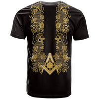 Personalised Filipino Freemasonry T Shirt Masonic Barong Tagalog Inspired Ivory White
