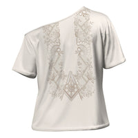 Personalised Filipino Freemasonry Cross Shoulder Shirt Masonic Barong Tagalog Inspired Black