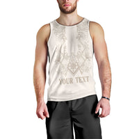 Personalised Filipino Freemasonry Men Tank Top Masonic Barong Tagalog Inspired Black