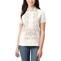 Personalised Filipino Freemasonry Women Polo Shirt Masonic Barong Tagalog Inspired Black