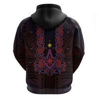 Personalised Philippines Barong Tagalog Freemasonry Hoodie Filipino Masonic Polynesian Pattern