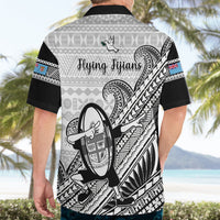 Fiji Tapa Rugby Hawaiian Shirt Flying Fijian 2023 World Cup With Dabbing Ball - Wonder Print Shop