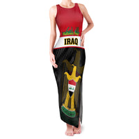 Personalised Iraq National Day Family Matching Tank Maxi Dress and Hawaiian Shirt Iraqi Coat Of Arms With Flag Style - Wonder Print Shop