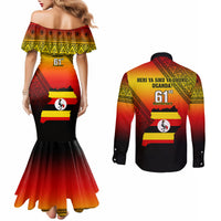 uganda-independence-day-couples-matching-mermaid-dress-and-long-sleeve-button-shirts-jamhuri-ya-uganda-happy-61st-anniversary