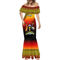 Uganda Independence Day Mermaid Dress Jamhuri ya Uganda Happy 61st Anniversary - Wonder Print Shop