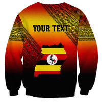 Personalised Uganda Independence Day Sweatshirt Jamhuri ya Uganda Happy 61st Anniversary - Wonder Print Shop