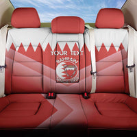 Custom Bahrain Football Back Car Seat Cover Muharabi Dilmun Sporty Style - Wonder Print Shop