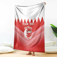 Custom Bahrain Football Blanket Muharabi Dilmun Sporty Style