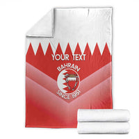 Custom Bahrain Football Blanket Muharabi Dilmun Sporty Style