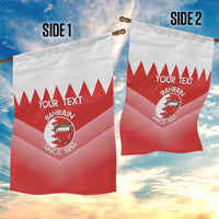 Custom Bahrain Football Garden Flag Muharabi Dilmun Sporty Style - Wonder Print Shop