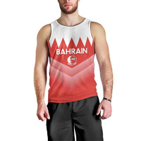 Custom Bahrain Football Men Tank Top Muharabi Dilmun Sporty Style - Wonder Print Shop