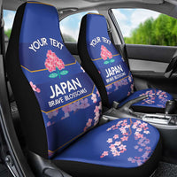 Custom Japan Rugby Car Seat Cover Go Brave Blossoms - Wonder Print Shop
