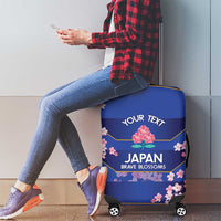 Custom Japan Rugby Luggage Cover Go Brave Blossoms - Wonder Print Shop