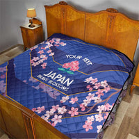 Custom Japan Rugby Quilt Go Brave Blossoms - Wonder Print Shop