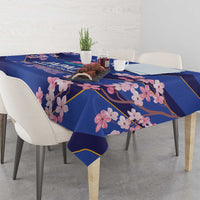 Custom Japan Rugby Tablecloth Go Brave Blossoms - Wonder Print Shop
