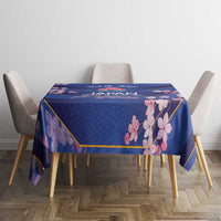 Custom Japan Rugby Tablecloth Go Brave Blossoms - Wonder Print Shop