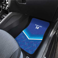 Custom Kuwait Football Car Mats Al-Azraq Sporty Style - Wonder Print Shop