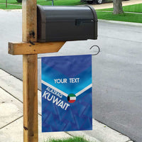 Custom Kuwait Football Garden Flag Al-Azraq Sporty Style - Wonder Print Shop