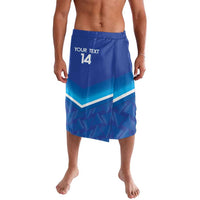 Custom Kuwait Football Lavalava Al-Azraq Sporty Style - Wonder Print Shop