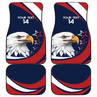 Custom USA Rugby Car Mats Go Eagles Sporty Style - Wonder Print Shop