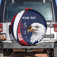 Custom USA Rugby Spare Tire Cover Go Eagles Sporty Style - Wonder Print Shop