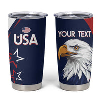 Custom USA Rugby Tumbler Cup Go Eagles Sporty Style - Wonder Print Shop