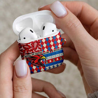Antigua & Barbuda Cricket Christmas AirPods Case Merry Xmas Falcons - Wonder Print Shop