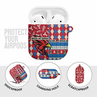 Antigua & Barbuda Cricket Christmas AirPods Case Merry Xmas Falcons - Wonder Print Shop