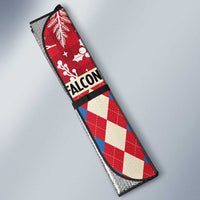 Antigua & Barbuda Cricket Christmas Auto Sun Shade Merry Xmas Falcons - Wonder Print Shop