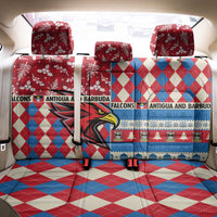 Antigua & Barbuda Cricket Christmas Back Car Seat Cover Merry Xmas Falcons - Wonder Print Shop