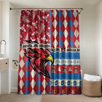 Antigua & Barbuda Cricket Christmas Bathroom Set Merry Xmas Falcons - Wonder Print Shop