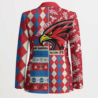 Personalized Antigua & Barbuda Cricket Christmas Blazer Merry Xmas Falcons - Wonder Print Shop