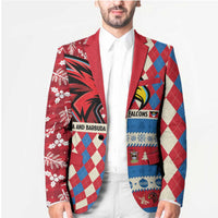 Personalized Antigua & Barbuda Cricket Christmas Blazer Merry Xmas Falcons - Wonder Print Shop