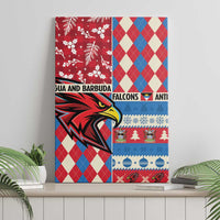 Antigua & Barbuda Cricket Christmas Canvas Wall Art Merry Xmas Falcons - Wonder Print Shop