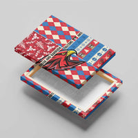 Antigua & Barbuda Cricket Christmas Canvas Wall Art Merry Xmas Falcons - Wonder Print Shop