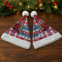 Personalized Antigua and Barbuda Cricket Christmas Santa Hat Merry Xmas Falcons - Wonder Print Shop