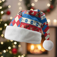 Personalized Antigua and Barbuda Cricket Christmas Santa Hat Merry Xmas Falcons - Wonder Print Shop
