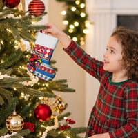 Personalized Antigua and Barbuda Cricket Christmas Stocking Merry Xmas Falcons - Wonder Print Shop