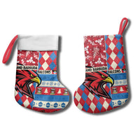 Personalized Antigua and Barbuda Cricket Christmas Stocking Merry Xmas Falcons - Wonder Print Shop